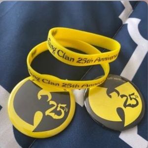 Wu-Tang 25th Anniversary Buttons/Wristbsnds